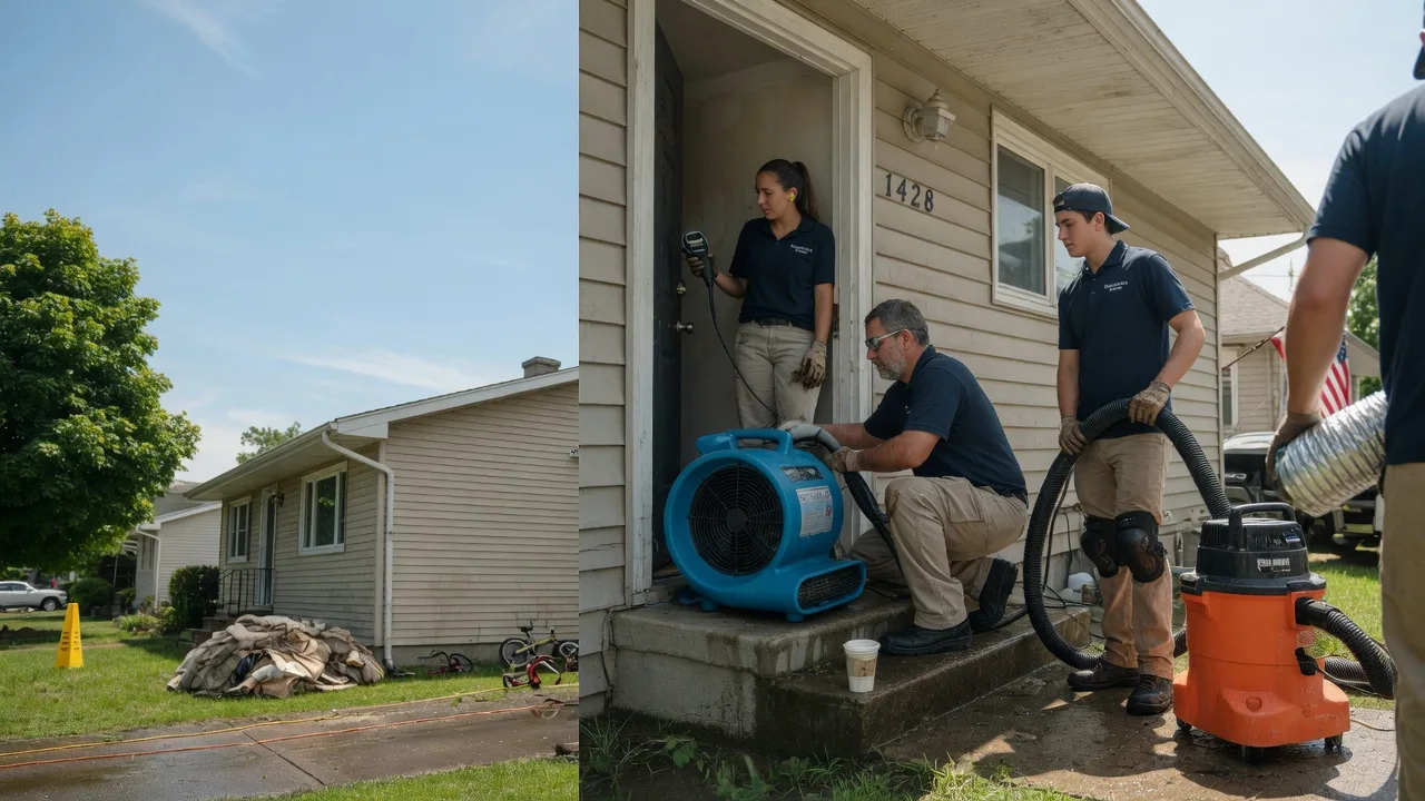 Water Damage Restoration in Vermilion, IL near me
